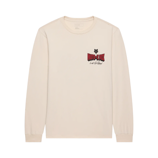 FOX • CHANDAIL GO RACE ORIGINAL 195 MANCHES LONGUES• BLANC CRAIE • 40400-089