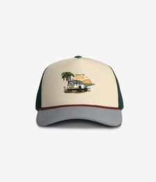 HEADSTER • CASQUETTE TRUCKER ALL TERRAIN FUN • OATMEAL