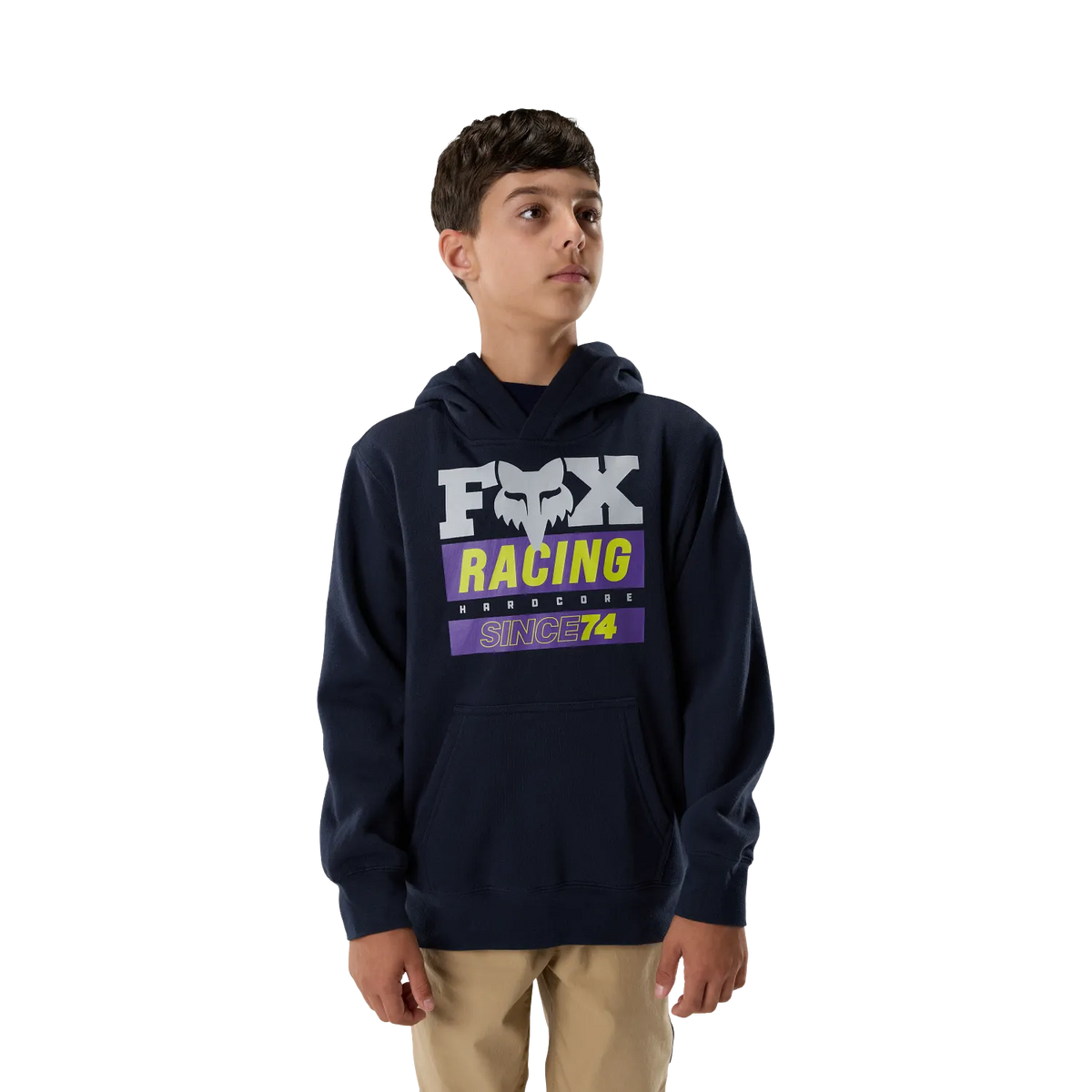 FOX ENFANT • HOODIE SINCE 74 FLEECE PO MARINE • 40290-329