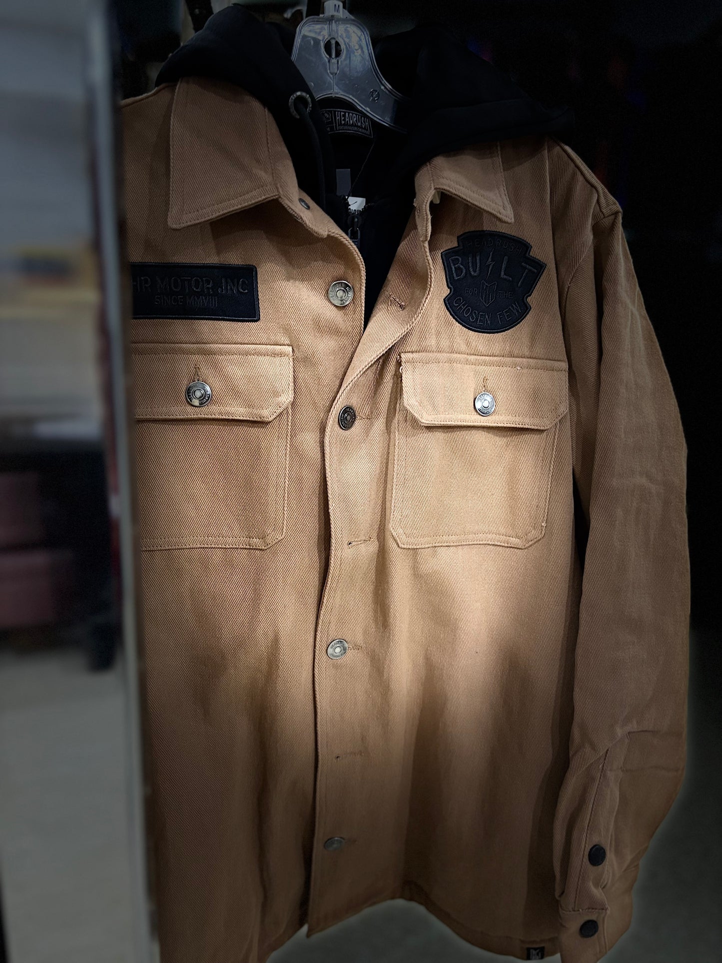 HEADRUSH • VESTE EN COTON AVEC CAPUCHE • H4FM-5005-BL07