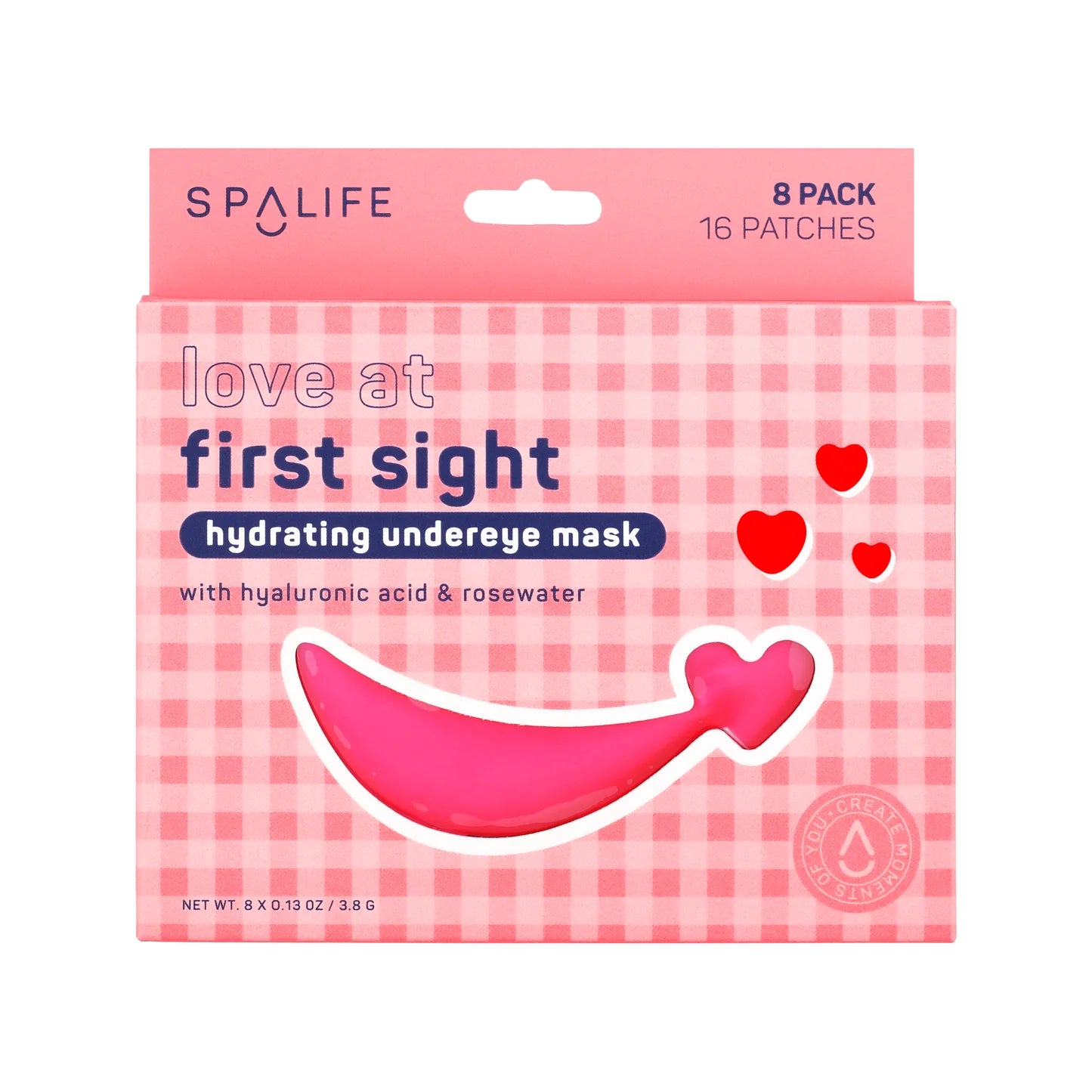 MASQUES POUR YEUX • LOVE AT • 8 PAIRES • TJX2428