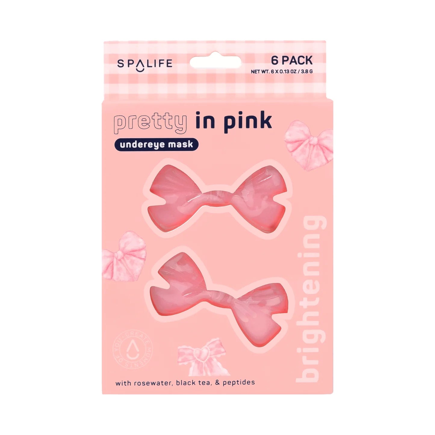 MASQUES POUR LES YEUX • PRETTY IN PINK • 8 PAIRES • UEJ10178