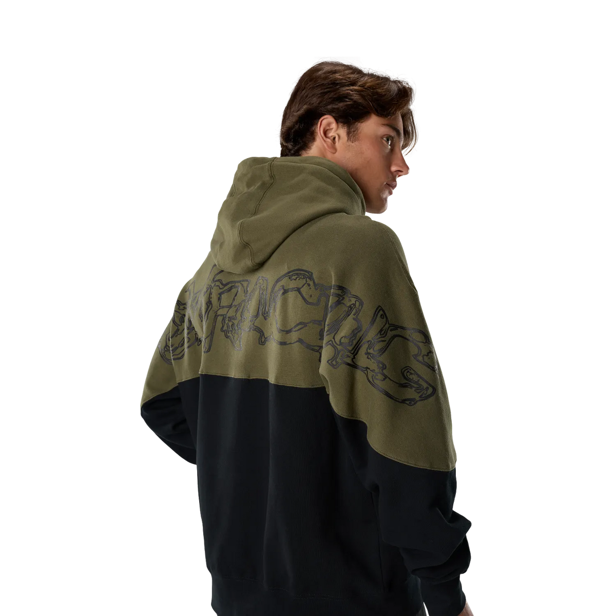 FOX • HOODIE ABYSS FLEECE PO VERT OLIVE • 40390-099