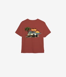 HEADSTER• T-SHIRT ALL TERRAIN FUN - MERLOT