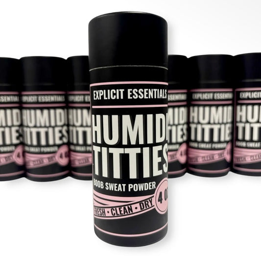 EXPLICIT ESSENTIALS • POUDRE ANTI SUEUR POUR LES SEINS • HUMIDITITTIES