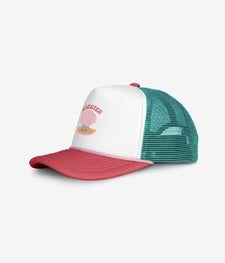 HEADSTER • CASQUETTE TRUCKER GIRLY • PEARL BLANCHE