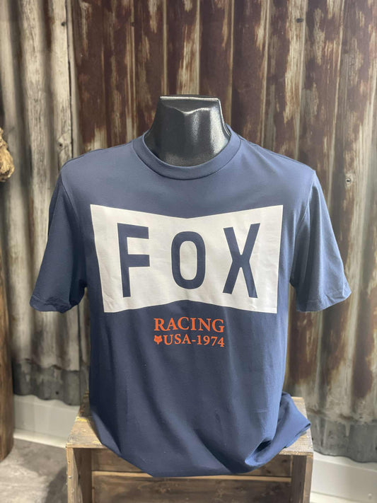 FOX • T-SHIRT • TYPE FACE • BLEU NUIT • 36457-329