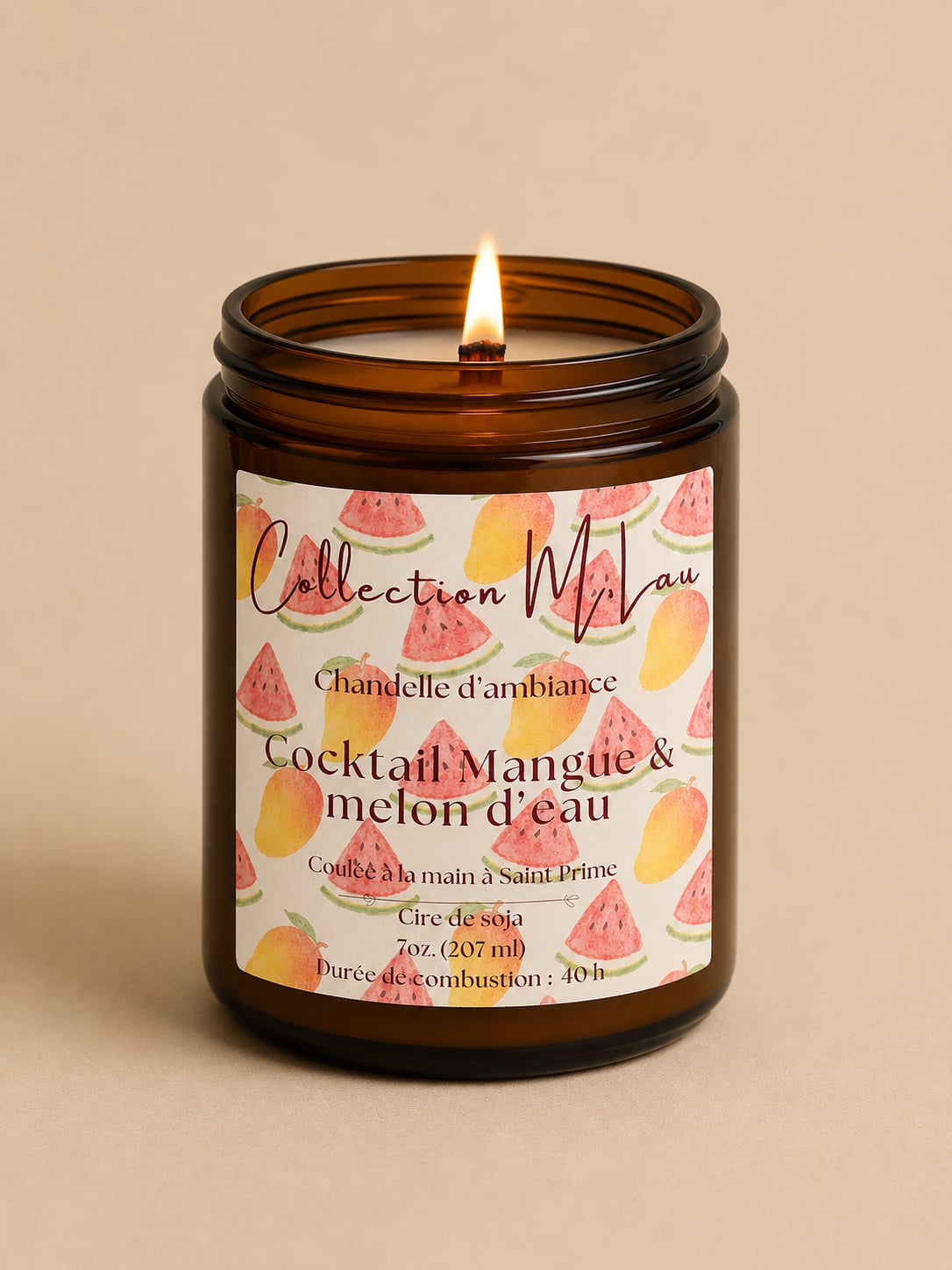 COLLECTION M.Lau • CHANDELLE COCKTAIL MANGUE & MELON D’EAU