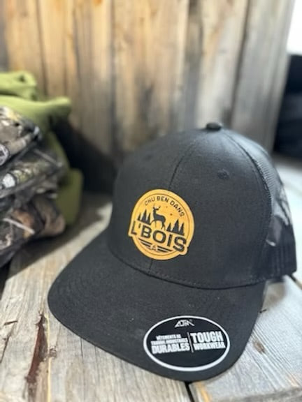CHU BEN DANS L’BOIS • CASQUETTE NOIR À FILET