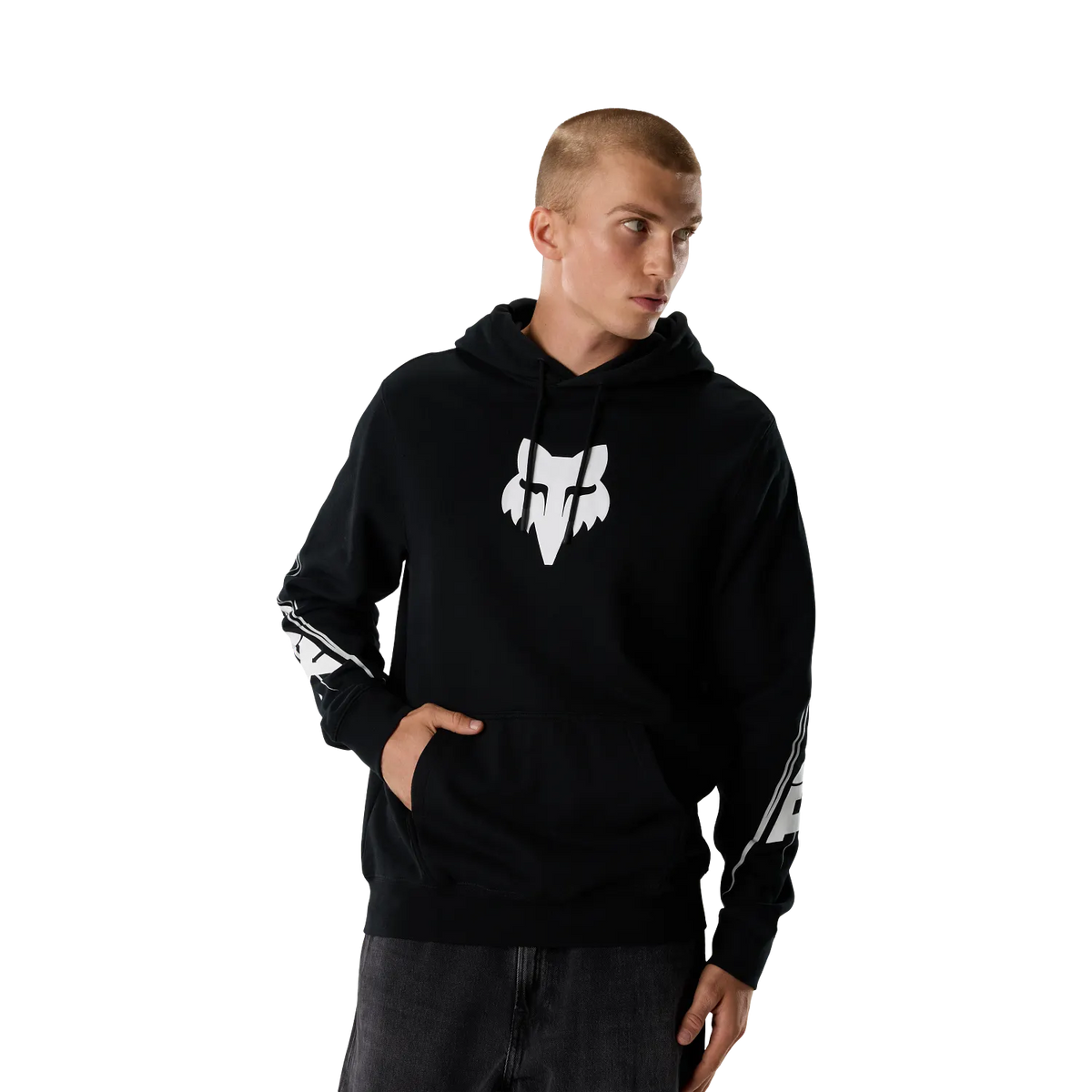 FOX • HOODIE APEX FLEECE PULL-OVER • NOIR • 40389-001