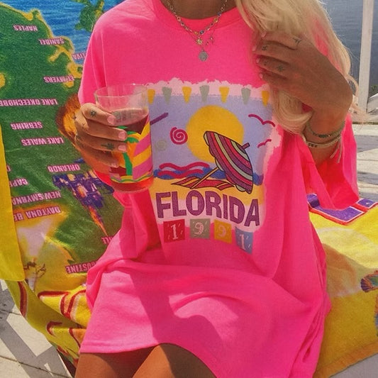 #CHLOWE • ROBE TEE • FLORIDA