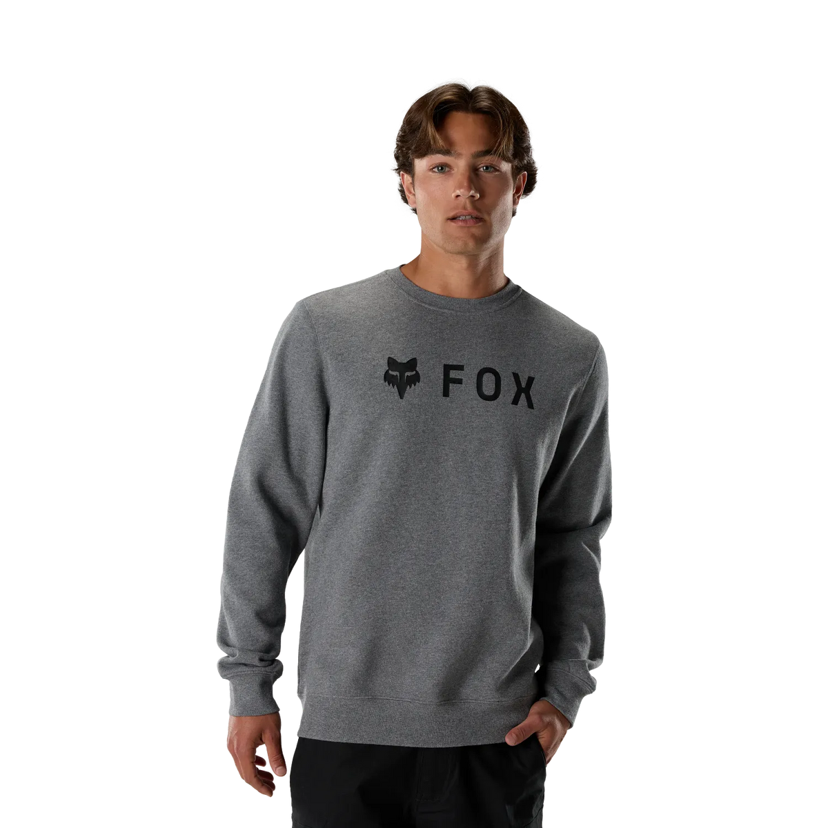 FOX • ABSOLUTE FLEECE CREW GRIS • 41149-185