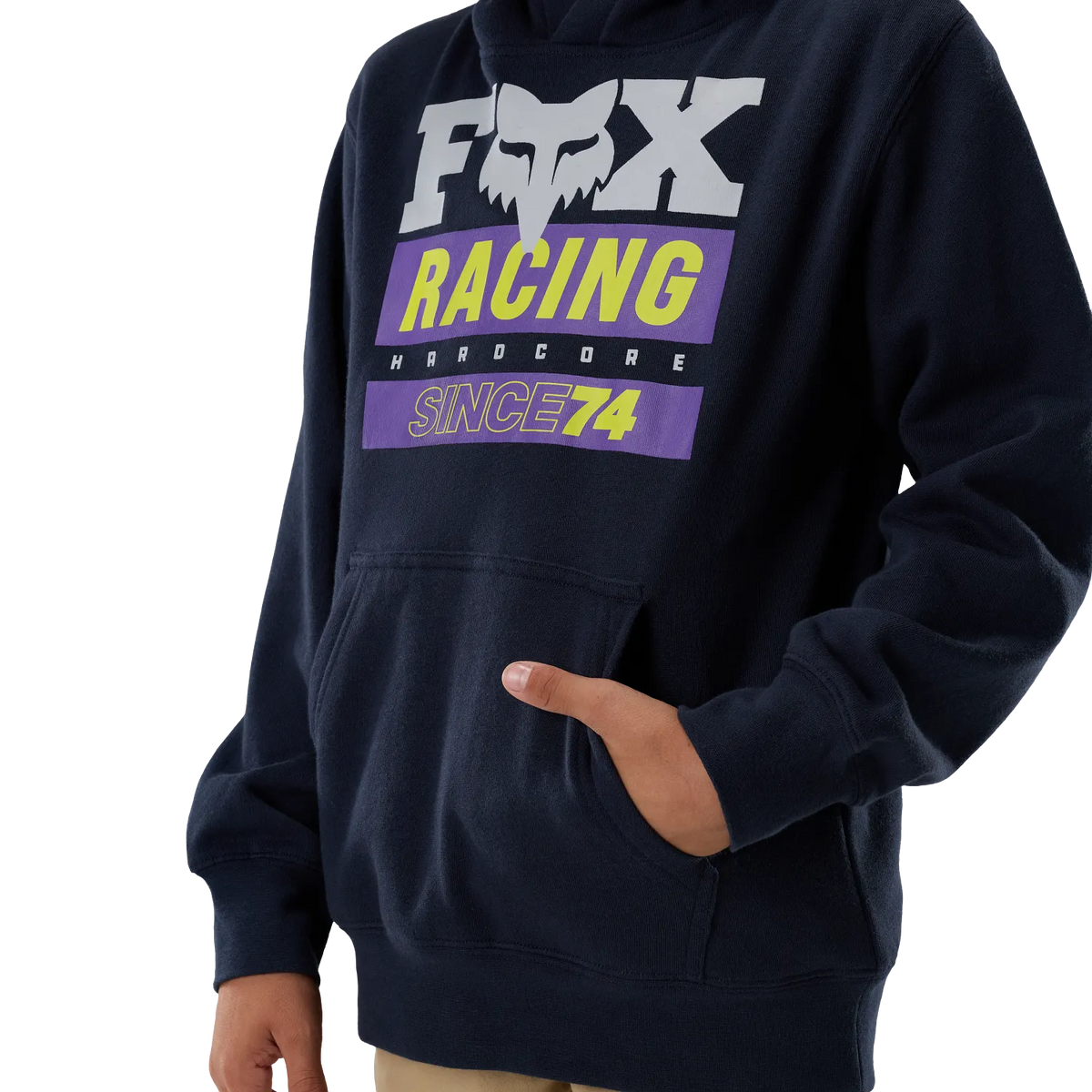FOX ENFANT • HOODIE SINCE 74 FLEECE PO MARINE • 40290-329