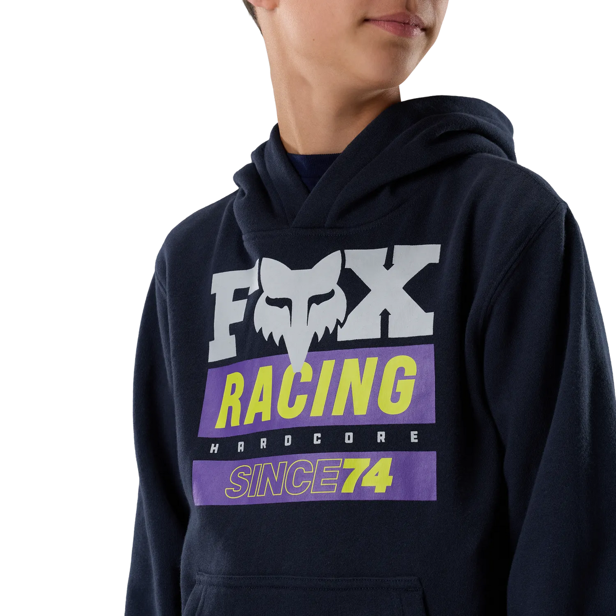 FOX ENFANT • HOODIE SINCE 74 FLEECE PO MARINE • 40290-329