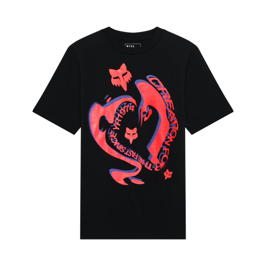 FOX • ENFANTS UNI SEXE • VISION SS TEE • NOIR MAUVE CORAIL • 38436-D95