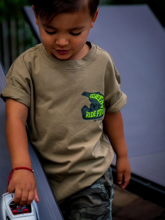 RADRASCAL • LiVE FAST FREE RIDE • T-SHIRT