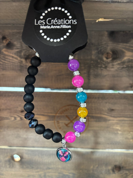 CRÉATION MAF • BRACELET ADULTE • PAPILLON • 020