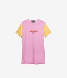 HEADSTER • ROBE T-SHIRT ACADEMY • ROSE ET JAUNE