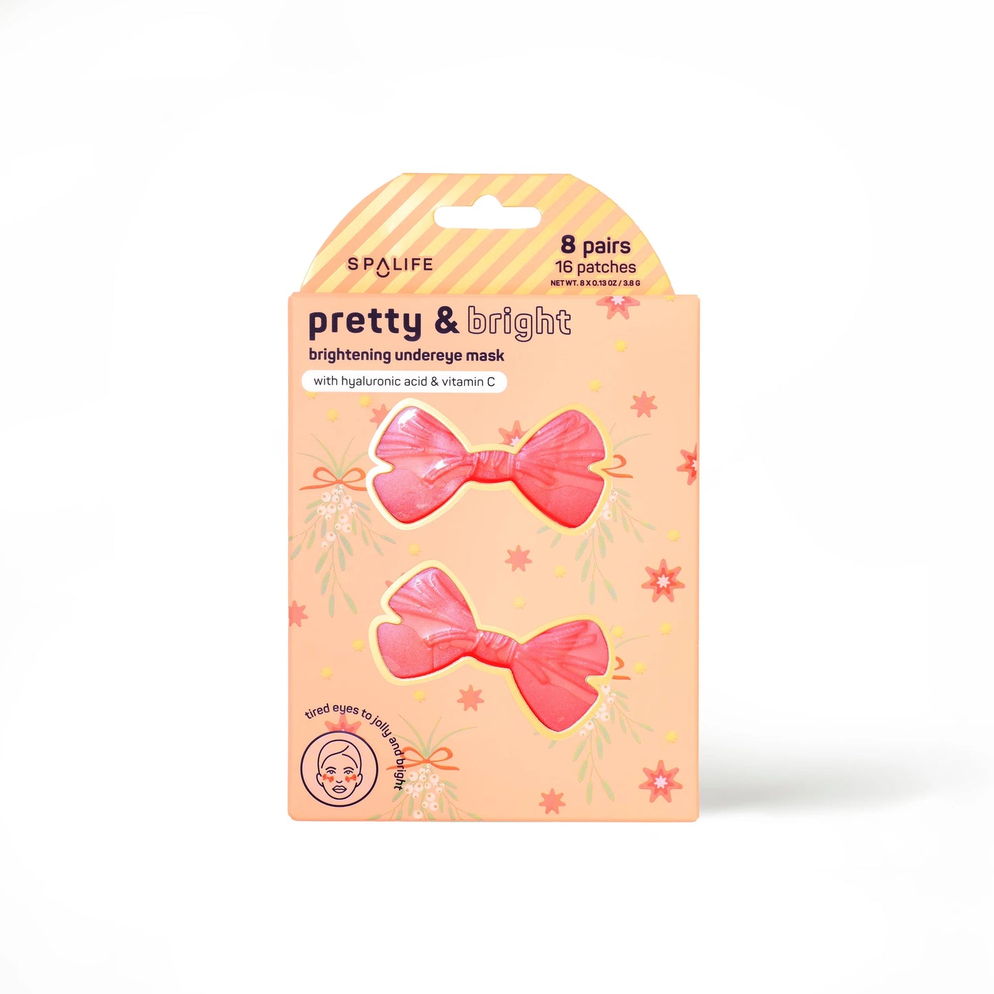 MASQUES POUR YEUX • PRETTY & BRIGHT • 8 PAIRES • TJH2526