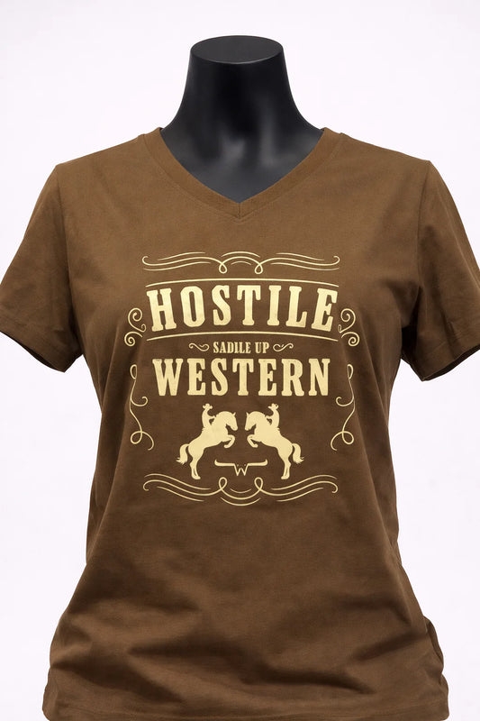 HOSTILE WESTERN • T-SHIRT FEMME • HW-300-308