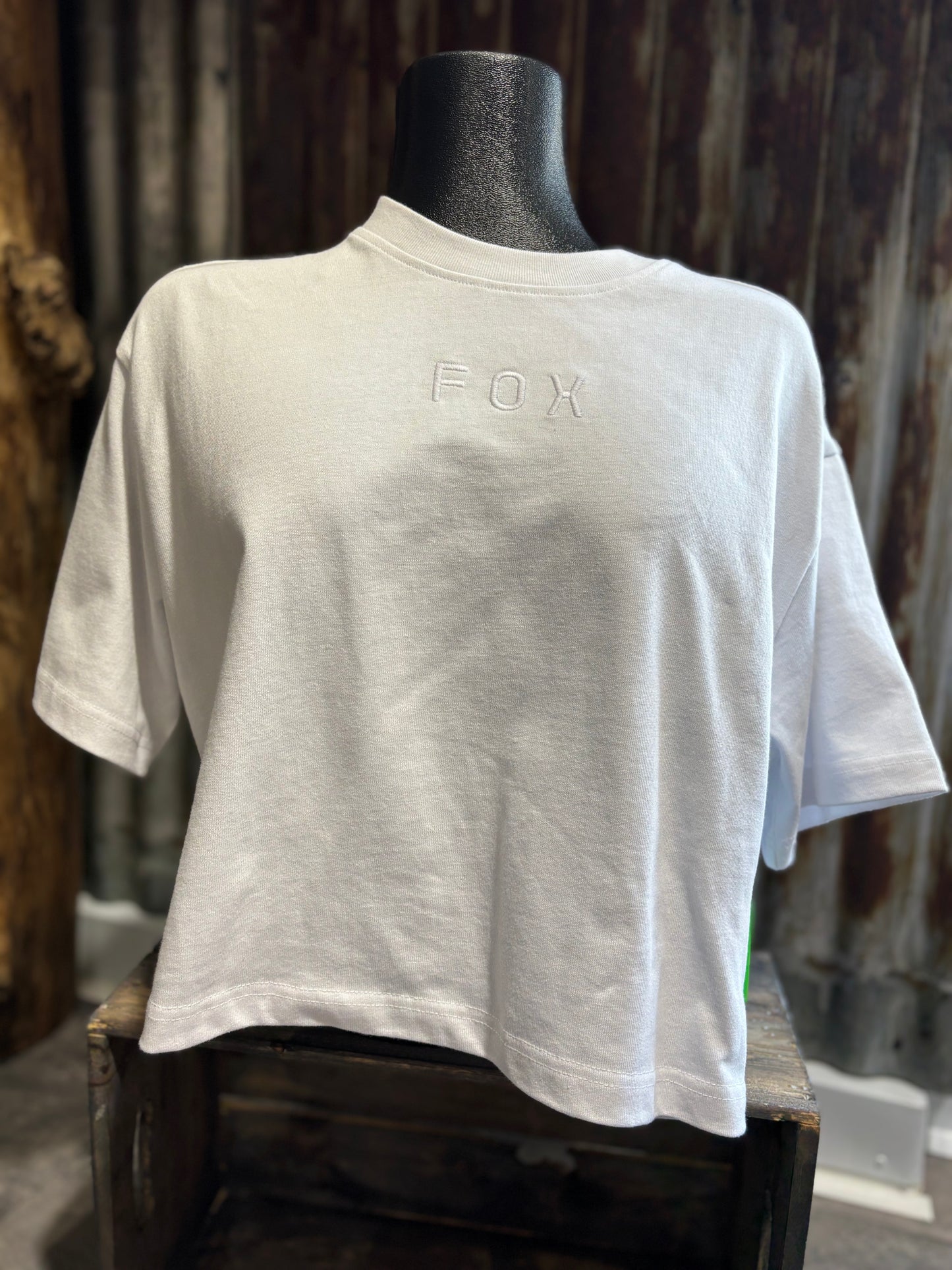 FOX • T-SHIRT CROCTOP • BLANC