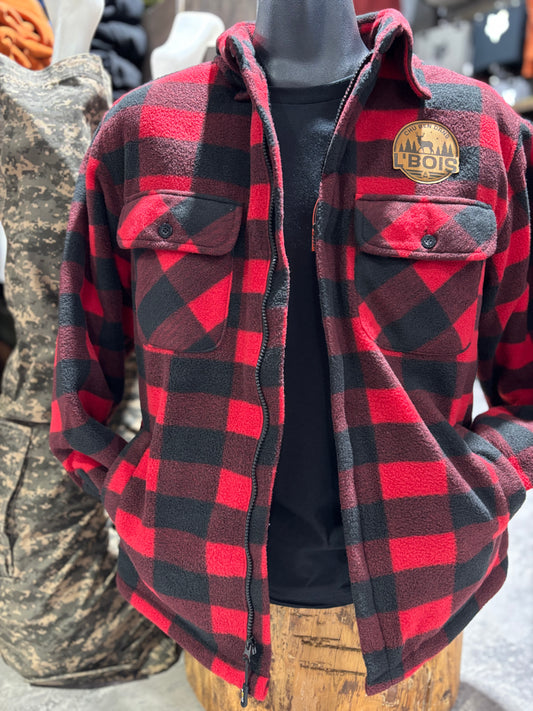 CHU BEN DANS L’BOIS • VESTE À CARREAUX • DOUBLER
