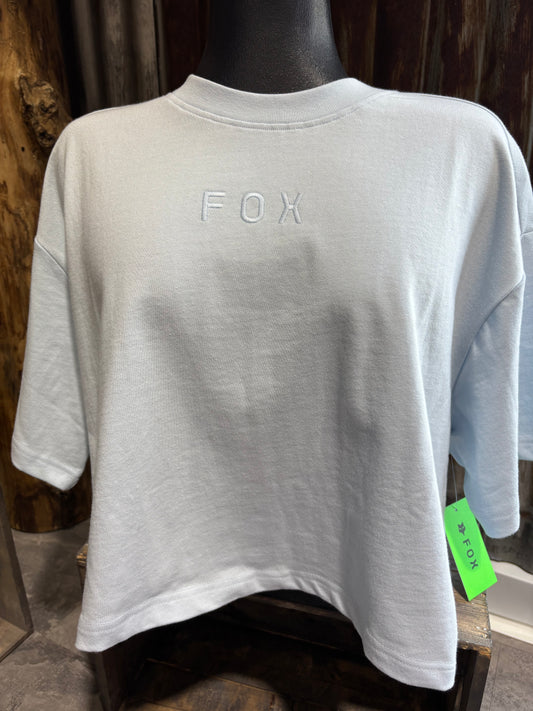 FOX • T-SHIRT CROCTOP • BLEU PÂLE