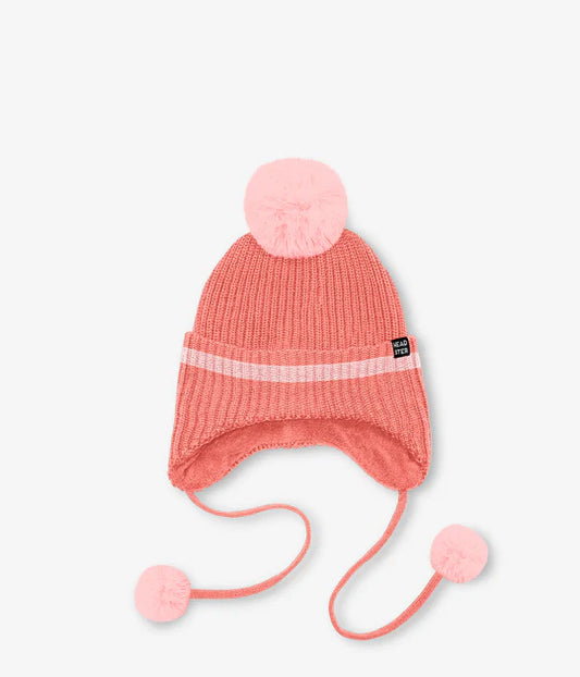 HEADSTER • ATTACHE TA TUQUE BEANIE • CORAL LOVE