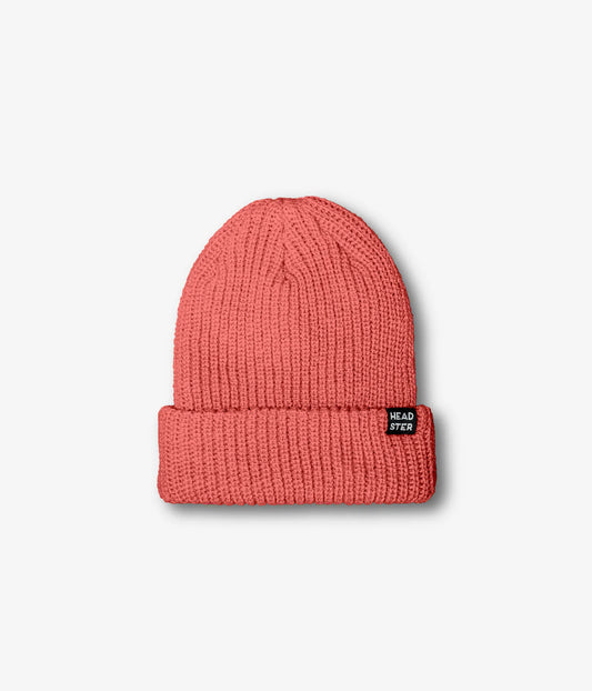 HEADSTER • MINIMAL BEANIE • CORAL LOVE