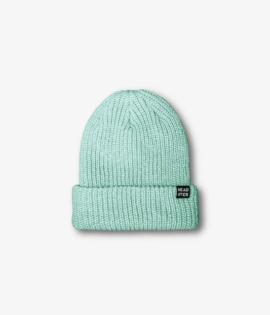 HEADSTER • MINIMAL BEANIE • DUSTY AQUA