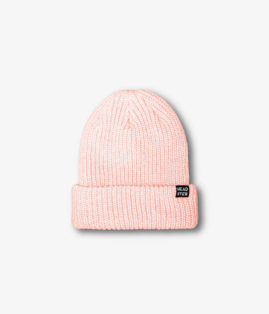 HEADSTER • MINIMAL BEANIE • PINK MARSHMALLOW