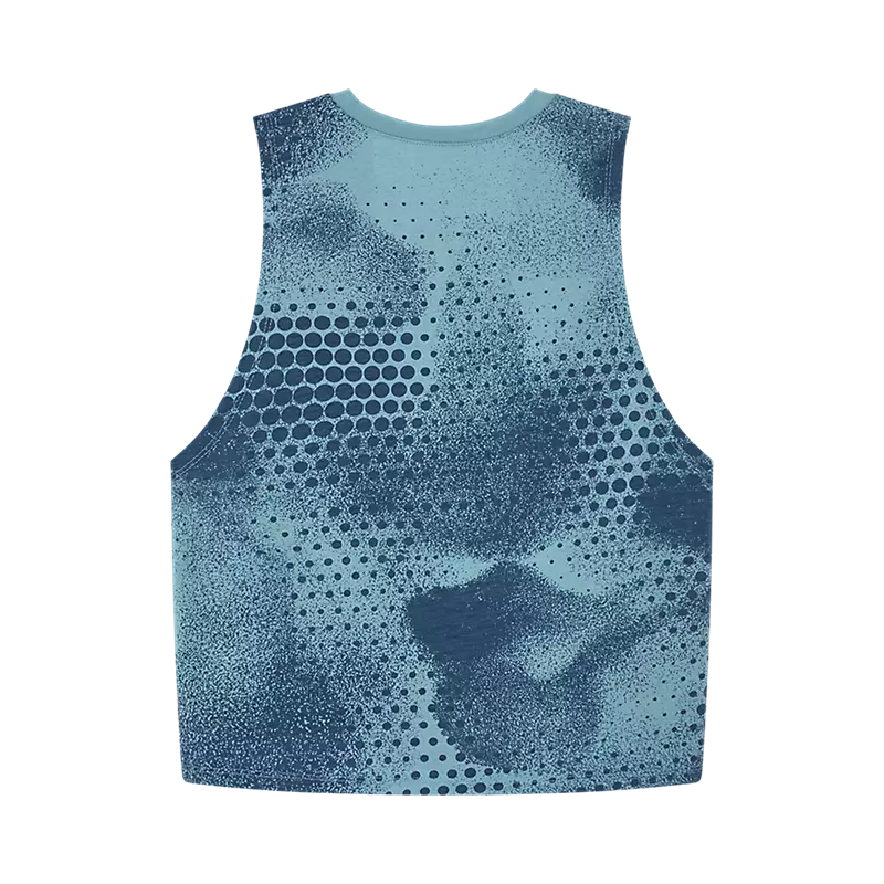 FOX • FEMME AOP BIKER TECH TANK • BLEU • 33595-402